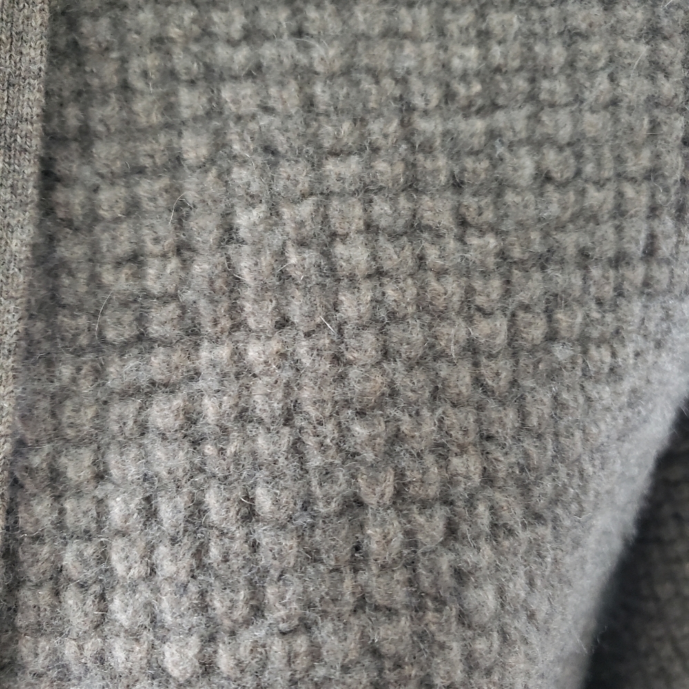 Castanea Brook Lunar 100% Casmere Hoodie Sweater Womens Medium Grey - Picture 5 of 7
